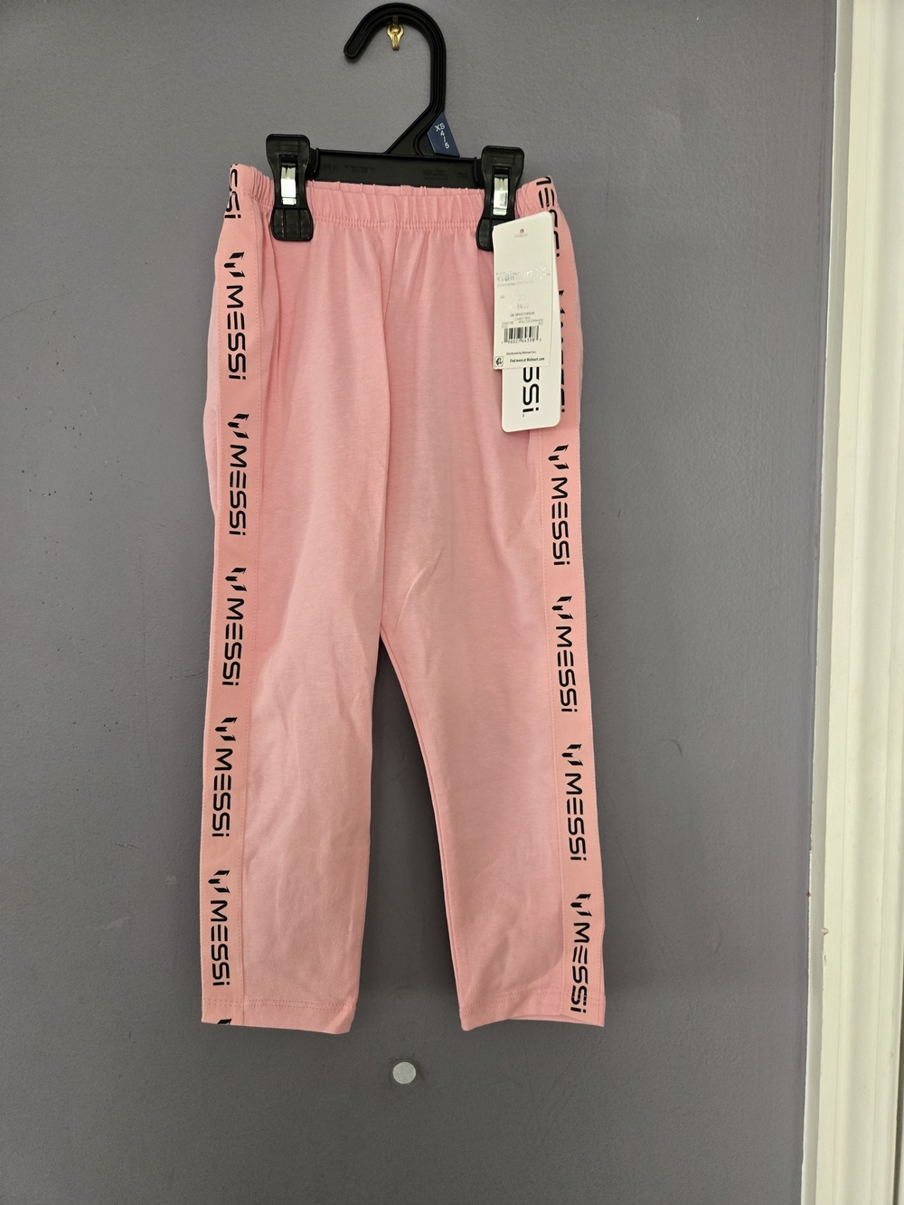 MESSI Girls' Pink Athletic Leggings - Kids Bottoms Xsmall 4-5